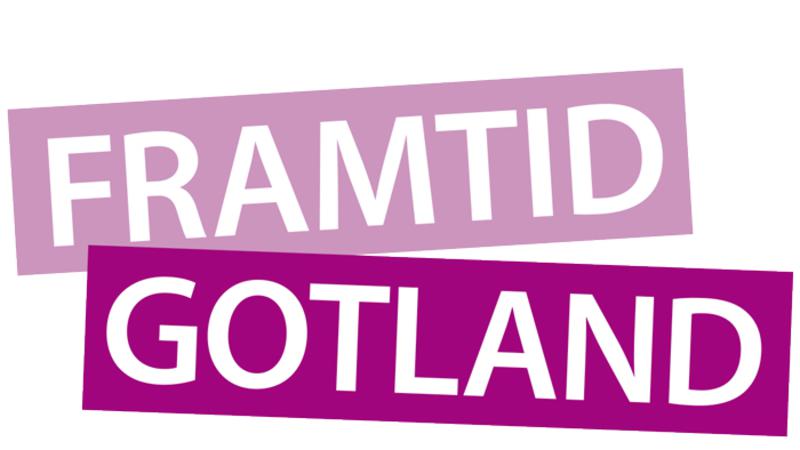 Illustration med texten "Framtid Gotland".