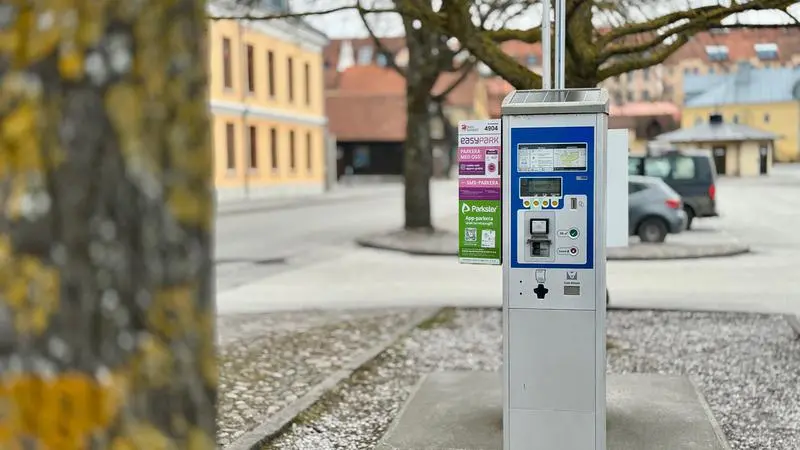 parkeringsautomat, hamnen