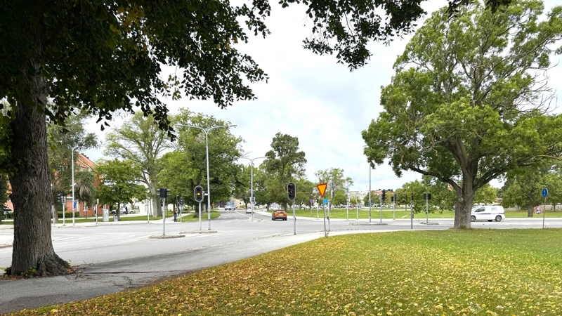 trafiksignaler Peder Hardings väg/Solbergagatan