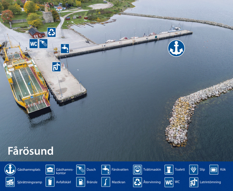Gästhamn för fritidsbåt, Fårösund