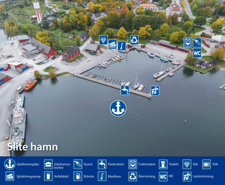 Gästhamn för fritidsbåt, Slite