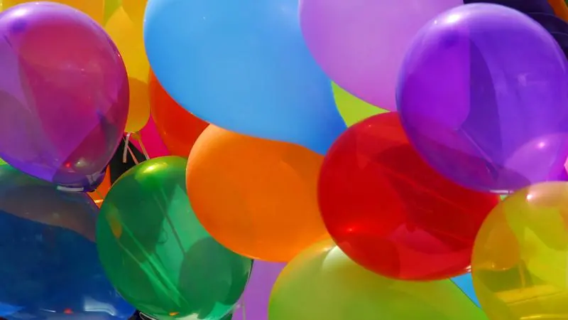 Färgglada ballonger